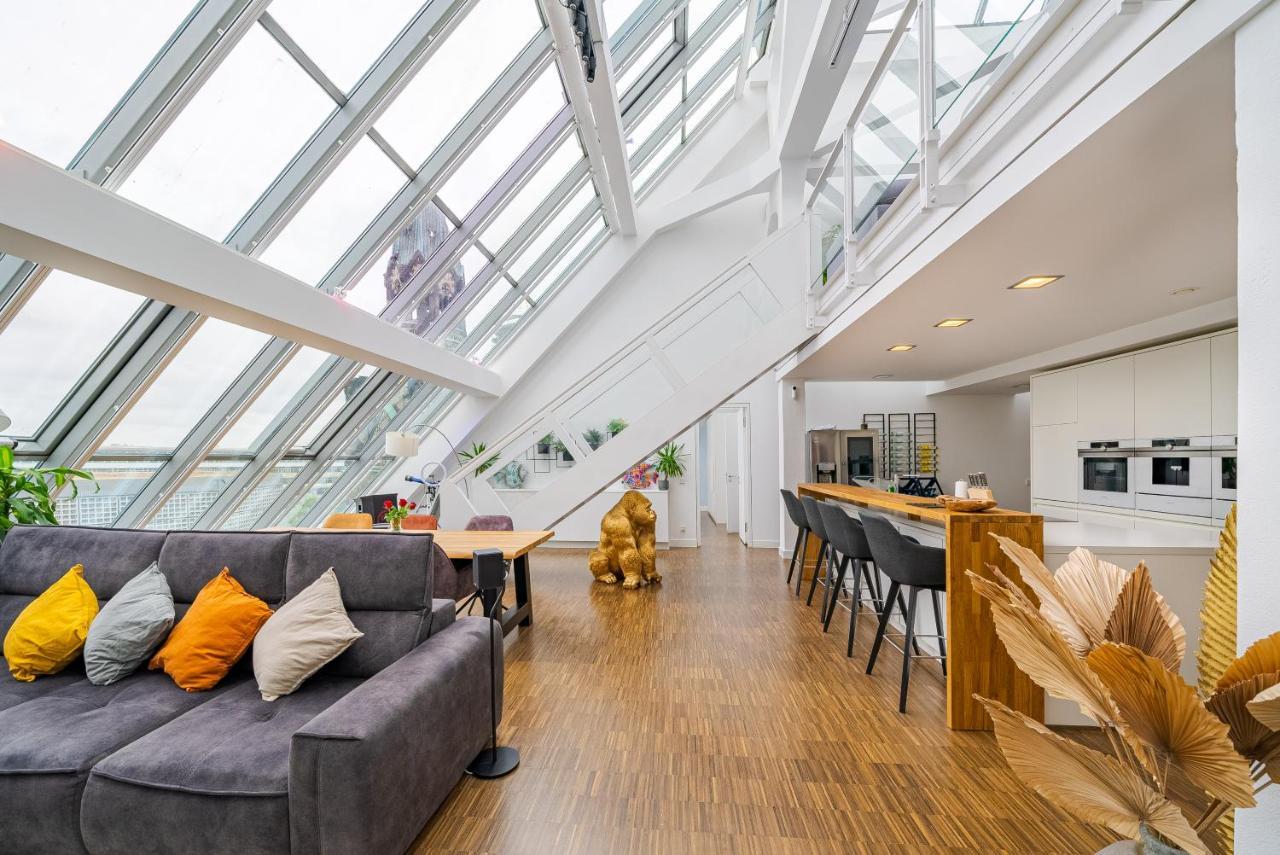 Luxus Penthouse Am Kurfuerstendamm Berlin Bagian luar foto