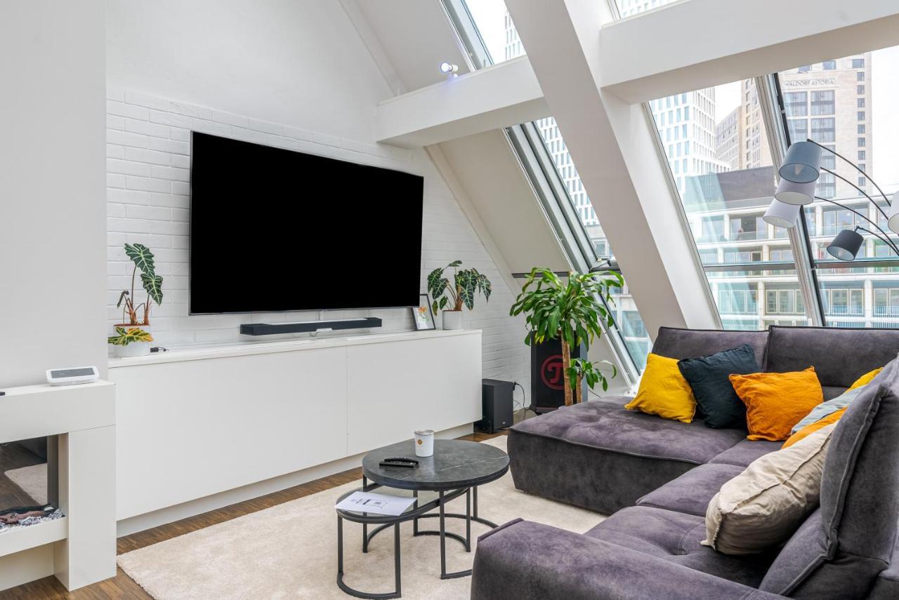 Luxus Penthouse Am Kurfuerstendamm Berlin Bagian luar foto